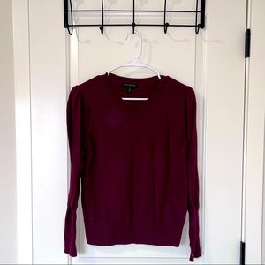 Banana Republic burgundy pullover